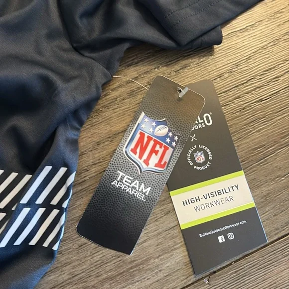 NWT [Buffalo Outdoors] xNFL Houston Texans Safety Short-Sleeve Performance Shirt - Picture 7 of 10